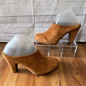 Cordani Novia Suede Mules Tan Women’s 38.5